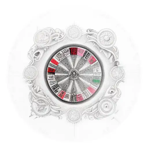 wheel of time tattoo design idea