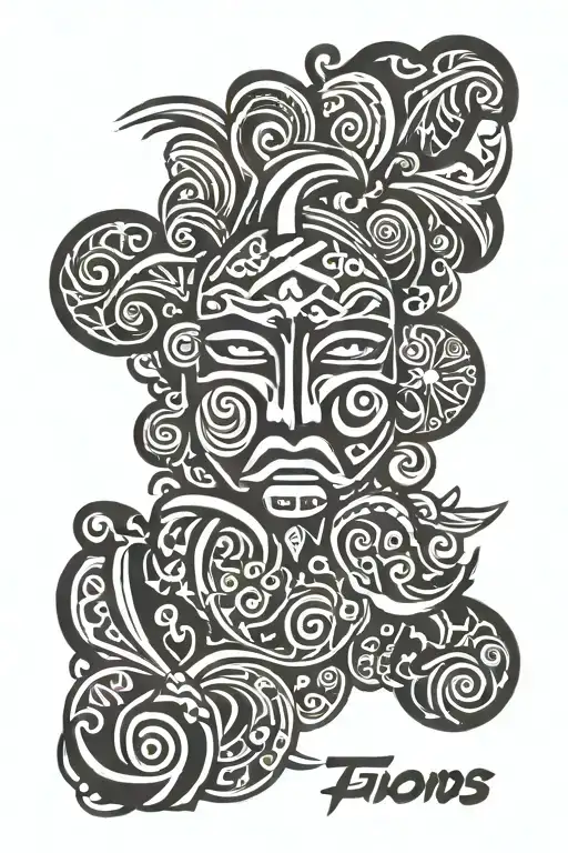 cook islands tribal design tattoo design idea