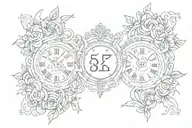 Incorporate Roman numerals representing special day 5 Feb 2024 tattoo design idea