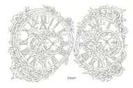 Incorporate Roman numerals representing special day 5 Feb 2024 tattoo design idea