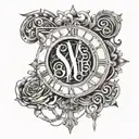 Incorporate Roman numerals representing special day 5 Feb 2024 tattoo design idea
