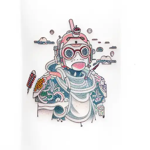 FLCL tattoo design idea