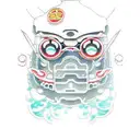 FLCL tattoo design idea