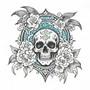 dad memorial hong kong tattoo design idea