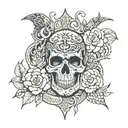 dad memorial hong kong tattoo design idea