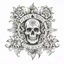 dad memorial hong kong tattoo design idea