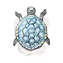 sea turtle  tattoo design idea