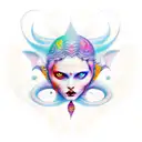 symbol lilith  tattoo design idea