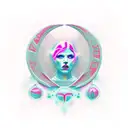 symbol lilith  tattoo design idea