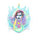 symbol lilith  tattoo design idea