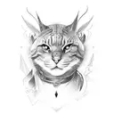 Subtle Bisexual tattoo design idea