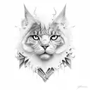 Subtle Bisexual tattoo design idea