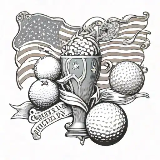sleeve Christian America patriot breast cancer Alzheimer's golf food family kids   tattoo design idea