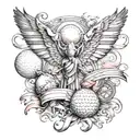 sleeve Christian America patriot breast cancer Alzheimer's golf food family kids   tattoo design idea