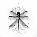 Dragonfly tattoo design idea