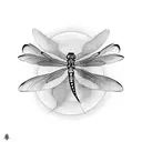 Dragonfly tattoo design idea