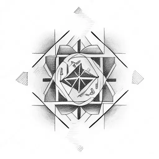 time travel tattoo design idea