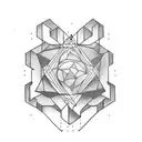 time travel tattoo design idea