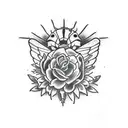 happy bumblebee tattoo design idea