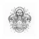 a last supper tattoo design idea