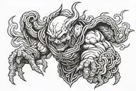 majin boo tattoo design idea