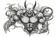 majin boo tattoo design idea