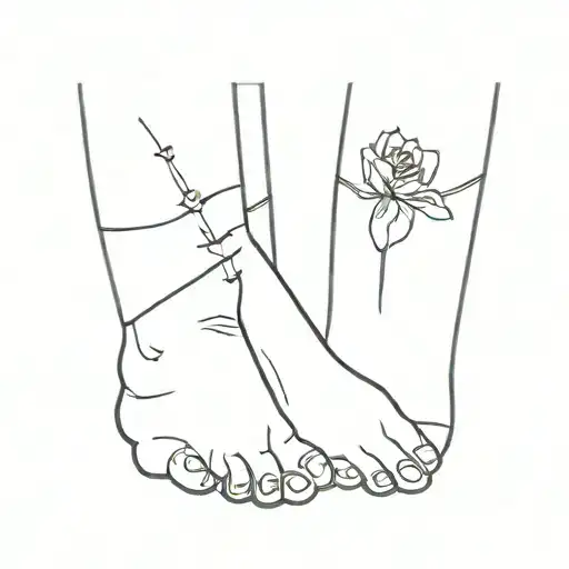 cute dainty girl matching but unque tattoo pair for best friends  tattoo design idea