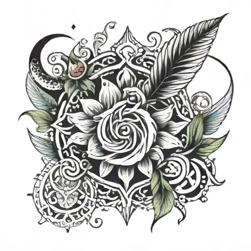 neda symbol tattoo design idea