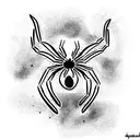 Spider tattoo design idea