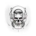 bart eminem tattoo design idea