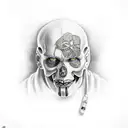 bart eminem tattoo design idea