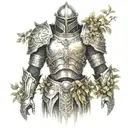armour of God pretty nature tattoo design idea