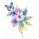 armour of God pretty nature feminine  tattoo design idea