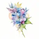armour of God pretty nature feminine  tattoo design idea