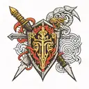 armour of God tattoo design idea