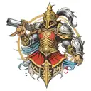 armour of God tattoo design idea