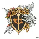 armour of God tattoo design idea