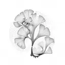 ginkgo  tattoo design idea