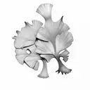 ginkgo  tattoo design idea