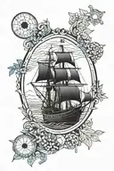 maritime woods  tattoo design idea