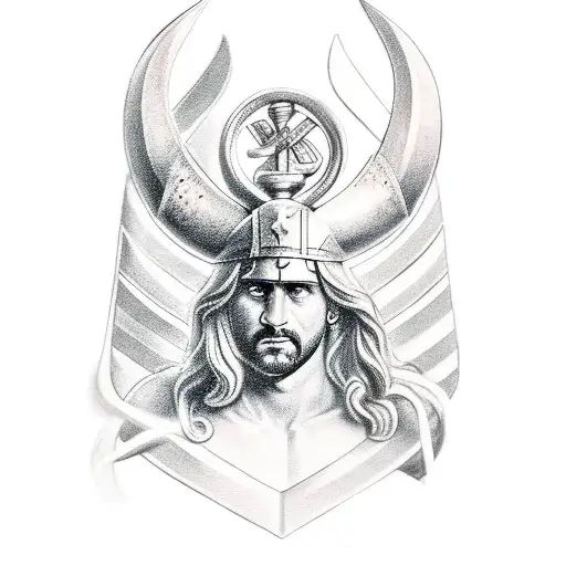 leonidas and achiles under zeus tattoo design idea
