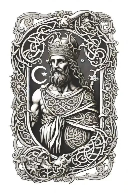 catholic, celtic, Greek mythology tattoo tattoo design idea