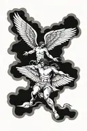 Icarus tattoo design idea