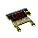 stick figure with processor chip for a head tattoo design idea