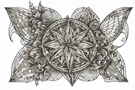 Fairy tattoo design idea