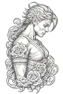 tricep tattoo tattoo design idea