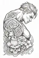tricep tattoo tattoo design idea