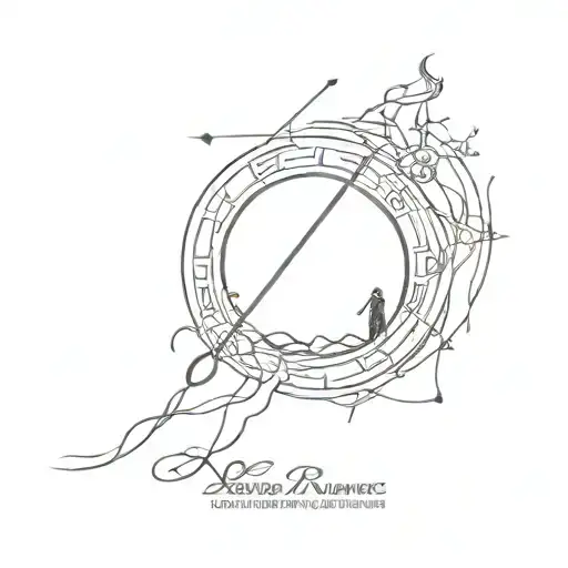 death, healing, journey, love, lord of the rings, falling world tattoo design idea