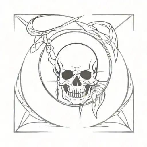 death, healing, journey, you did it tattoo design idea