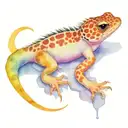 Leopard Gecko tattoo design idea